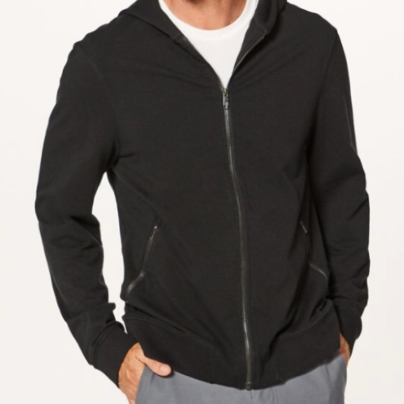 NWT BLACK LULULEMON CROSS CUT HOODIE MEN’S - Picture 5 of 7